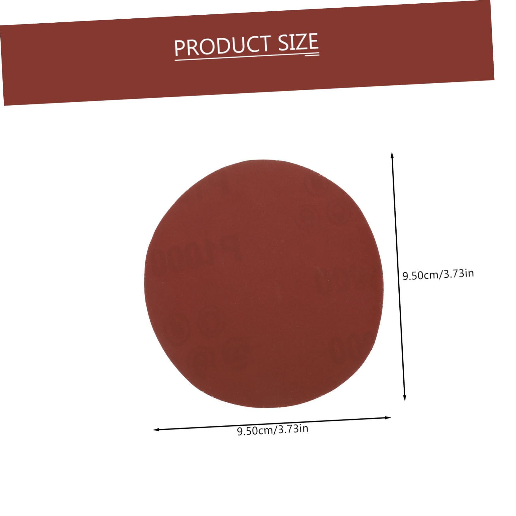 NAMOARLY 100Sheets Round Sandpaper Polishing Discs Grit for Bowling Ball Cleaning Versatile Furniture Polish Tool Durable and Easy to Use Sanding Pads