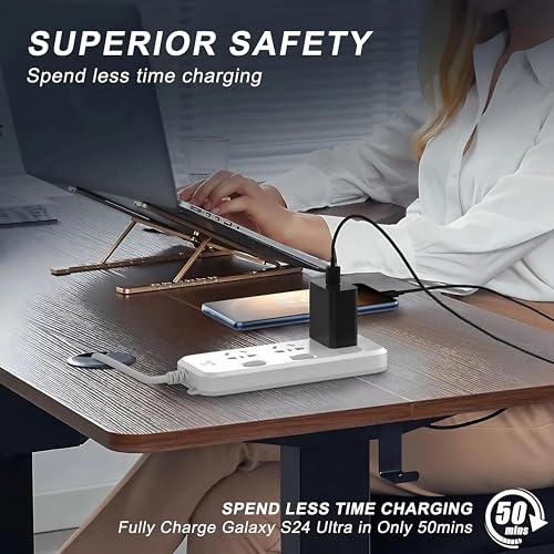 Image of 25W C-Type Super Fast Adapter (2025 Model) Compatible with Samsung Galaxy S /A /M /F /Z Series | Super Fast Charger Adapter for S24 /S23 / M05 /M06 /M16 /M35 /M56 / F15 /A15 /F06 /F34 /F14 /F54 / A35 /A55 /A56 (Black)