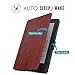 MoKo Case for Kindle E-reader (8th Generation 2016) - The Thinnest and Lightest  Cover with Auto Wake/Sleep for Amazon Kindle(6 Display, 8th Gen 2016 Release), Vintage Style