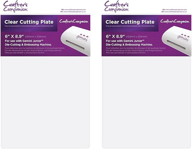 Gemini Junior Accessories - Replacement Clear Cutting Plate - Pack of 2