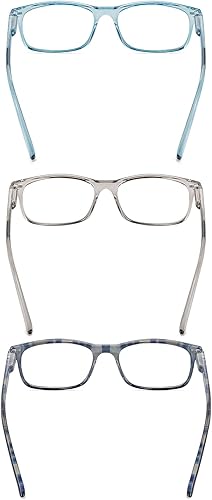 Miniatura 7 de Rae Dunn Gafas de lectura LOU Premium, paquete de 3 con fuente de firma READ o FOCUS