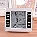 iBetterLife Refrigerator Thermometer, Digital Freezer Thermometer with 2 Sensors, Wireless Indoor Outdoor Temperature Monitor with Big LCD Display, Min/Max, Audible Alarm for Home Restaurants Fridge