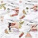 craspire Hundepfote Wachssiegel Stempel Kranz Wachsstempel 30 mm/1.18 Zoll Abnehmbarer Messingkopf Siegelstempel Mit Holzgriff Für Einladungen, Umschläge, Karten, Geschenke, Scrapbooking-Dekoration