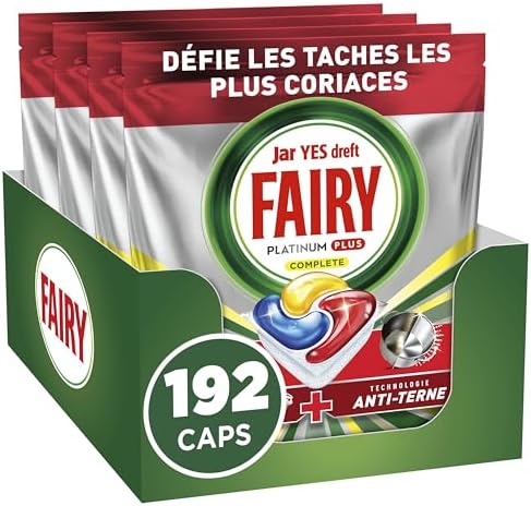 Fairy Platinum Plus Pastiglie Lavastoviglie Tutto in Uno,…