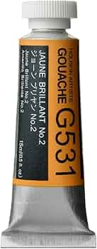 Amazon | ホルベイン 不透明水彩絵具〈ガッシュ〉 G531 15ml ジョーン