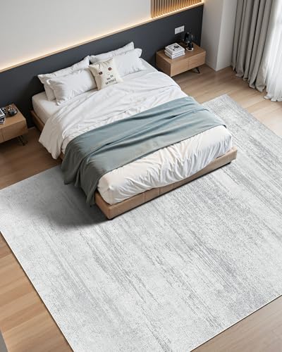 Tapete grande lavable 10 x 14 ft gris Vevor miniatura 4