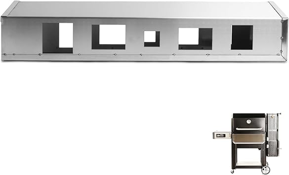 SafBbcue 9904190091 Heat Manifold for Masterbuilt Gravity Series 1050 Digital Charcoal Grill and Smoker Parts, for Masterbuil
