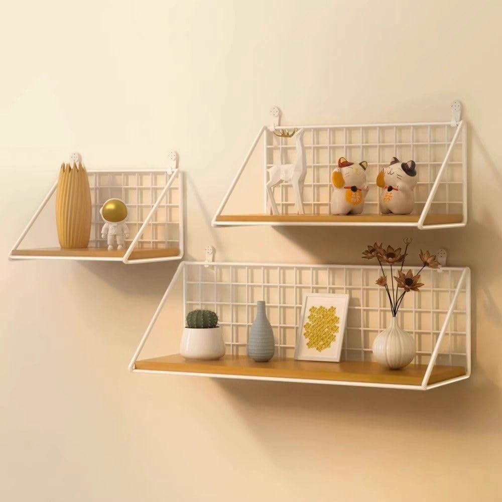 Nvzi-c Nail Board Rack Set, Metal Bracket, Display Wall Organizer, Office Garage Workbench Storage Tray (White, Style 2-A34)