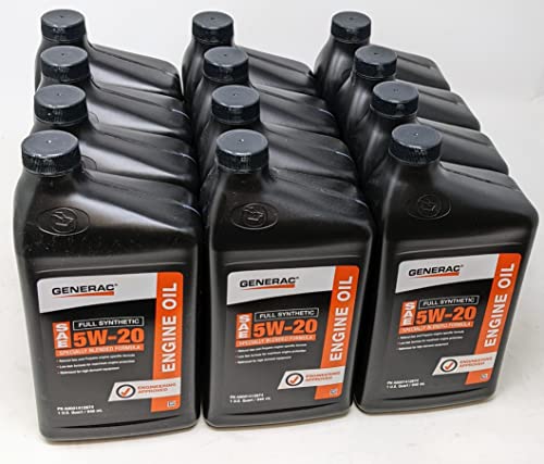 Aceite de motor sintético 5W-20 Generac 12 envases miniatura 2
