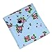 Produktbild bigboba Frauen Mädchen Süße tragbar Damenbinde Tasche Baumwolle Floral Sanitär Serviette Organizer Halter Make-up Münzfach Kleines Komfort Staubbeutel blau