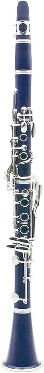 B Flat 17 Key Nickel Silver Clarinet Suitable For Beginners Dark Blue Clarinet Set