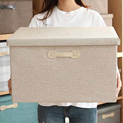 Aufbewahrungskorb, Aufbewahrungsbox mit großem Fassungsvermögen, Kleiderschrank aus Stoff, faltbare Aufbewahrungsbox, Aufbewahrungsbox, Kleidung, Spielzeug, Kleinigkeiten, Aufbewahrungsbox mit Deck
