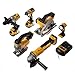 Price comparison product image DeWalt DCK694P3 18V Brushless 6 Piece Kit, Black/Yellow