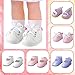 Junkin 12 Pcs Doll Shoes Socks for 18 Inch Doll Shoes Accessories Doll Sneakers Imitation Leather Shoes for Doll Clothing
