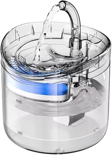 Fonte Bebedouro Pet Automático De Água Elétrico Gato Cachorro Animal de Estimação Anti Respingo Silencioso 2 Litros Dispenser Filtro Triplo
