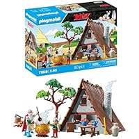 Playmobil Astérix 71828 Hutte d Astérix avec Panoramix