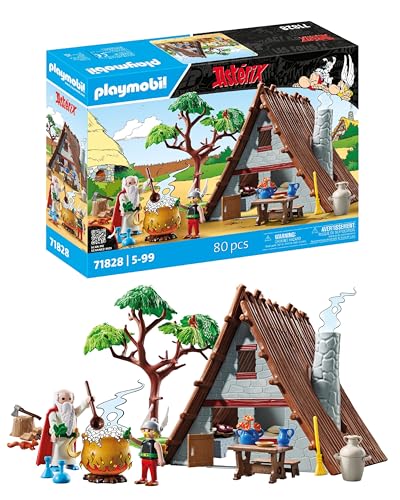 Playmobil Ast&eacute;rix 71828 Hutte d Ast&eacute;rix avec Panoramix