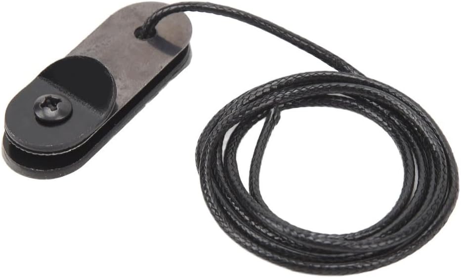 Self-Adhesive Bow Clicker for Archery - Aluminum Alloy Training Aid with Steel Spring, Mounts on Bow to Improve Accuracy (4x1.5cm, 51cm Rope)‌