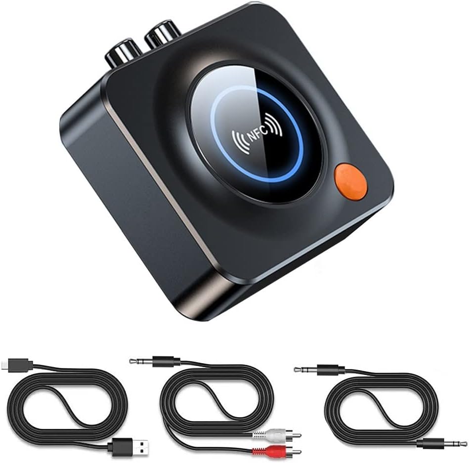 eppfun AK3040R Bluetooth receiver and included cables