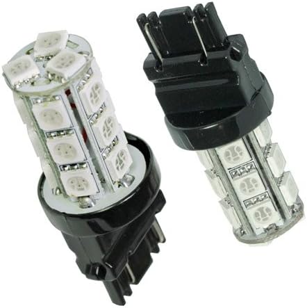 3157 LED amber bulbs 18 SMD ultra bright 2pc
