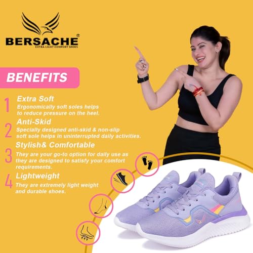 Image of BERSACHE Sports,walking,Gym, Trending Running Shoes For Women's /Girl's