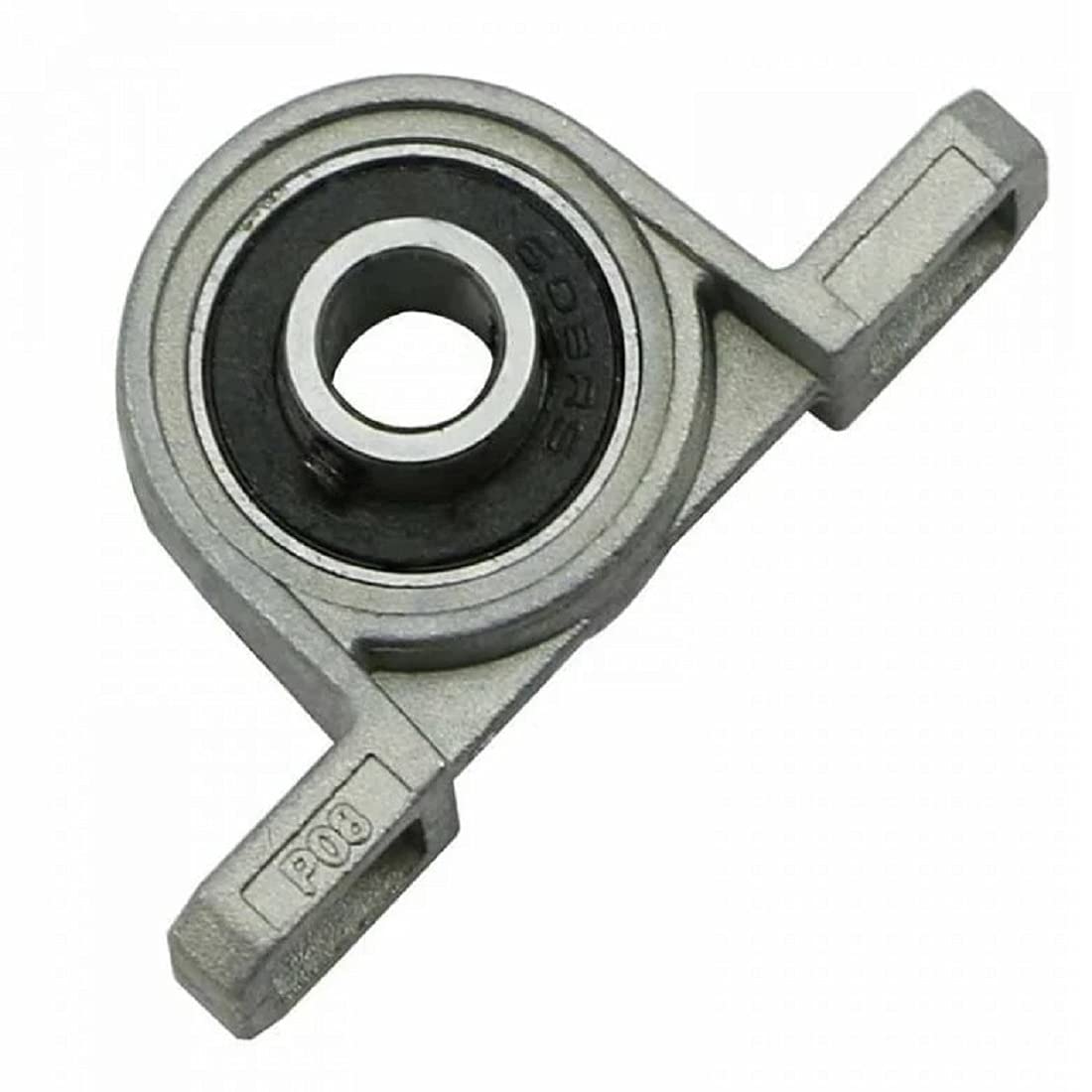 KP08 8mm Bore Diameter Rail Mount Bore Ball Bearing Block Mounted Pillow Insert Bearing (2pcs)