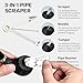 Joyoldelf Smoking Pipe, Bent Wooden Tobacco Pipe with Gift Box, Oak Tobacco Pipes for Smoking with Foldable & Stainless Steel Pipe Stand, 9mm Pipe Filter and Smoking Accessories