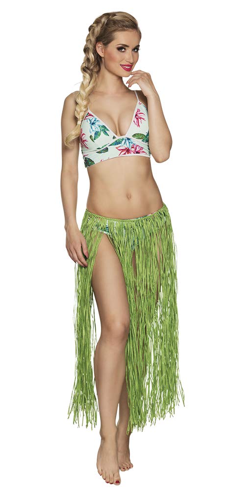 Gonna Hawaiana In Rafia - Multicolore, 80cm, Per Feste E Costumi - Foto 7