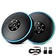 EMEET Bluetooth Konferenzlautsprecher Set - 2pcs Speakers mit Dongle, Konferenzlautsprecher mit Mikrofon, 360° Spracherkennung/Plug&Play, für Anrufe/Konferenzen/Online Meeting/Klassen/Büro/Homeoffice