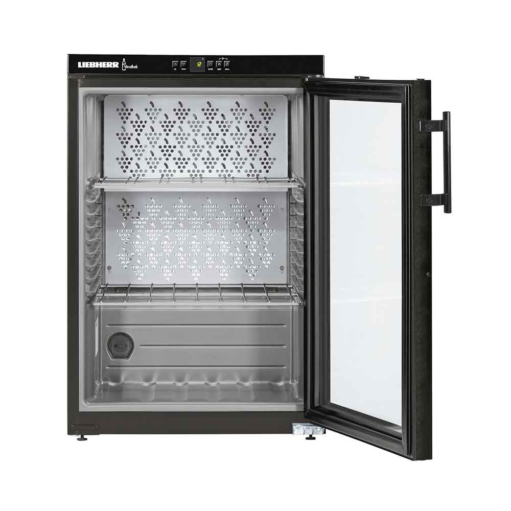 Liebherr LIEBHERR Bodega WKb 1812 Vinothek Kühlschrank für Wein, 1 Temperaturbereich 66 Flaschen, 89 x 60 x 61,3 cm, Schwarz