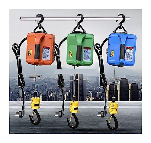 Winche eléctrico portátil 500KG con cable de acero 7.6M miniatura 5