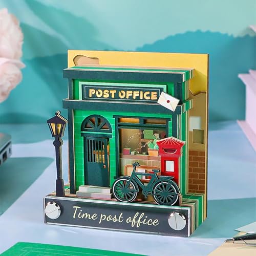 Calendrier 3D de bureau comme cadeau original avec sculpture horloge et bloc-notes - 3