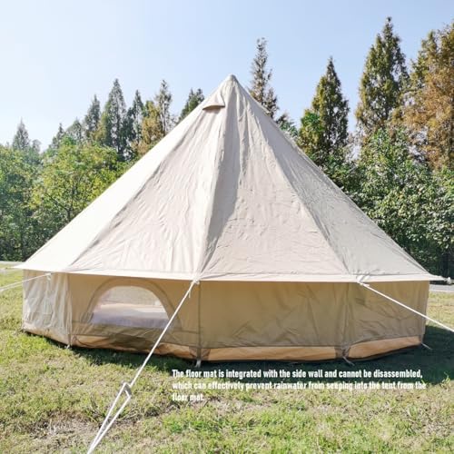 Carpa tipo yurt de safari impermeable 13FT para camping familiar 4-5 personas miniatura 4