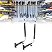 Miskall Kayak Storage Rack, 40kg Load Bearing Aluminum Alloy Telescopic Surfboard Wall Hanger for Toolbox Roof Box