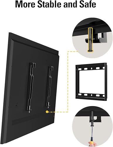 Miniatura 6 de Mounting Dream Soporte de pared para TV ultradelgado para la mayoría de LED de pantalla plana de 17 a 42 pulgadas, soporte de TV fijo para VESA 50 x