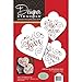 Designer Stencils C958 Love, Be Mine, Forever Hearts Cookie Stencil Set