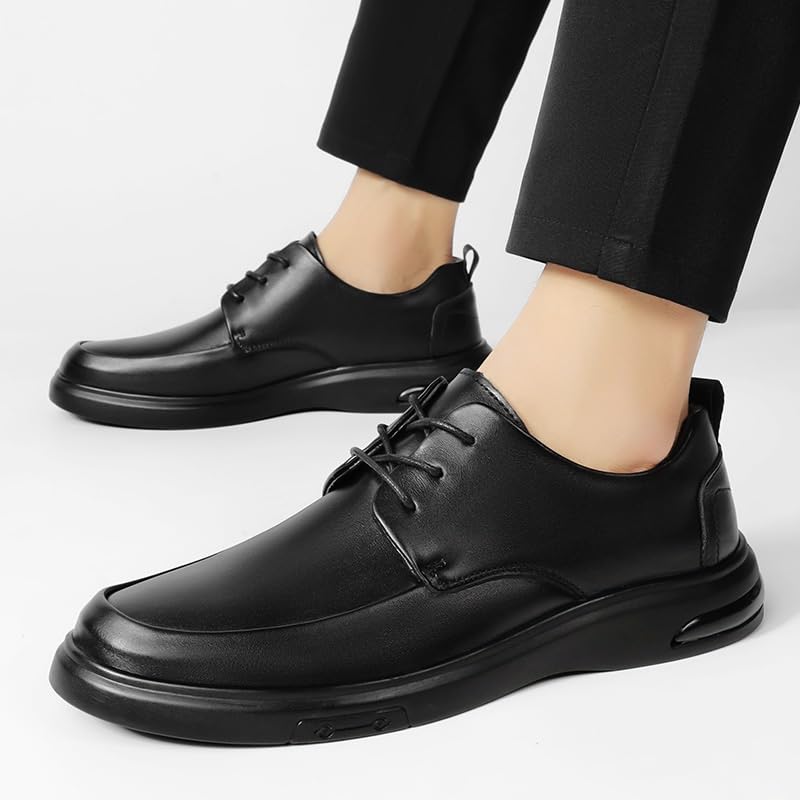 Men's Classic Lace-up Formal Oxfords Mens Business Office Wedding Formal Modern Leather Dress Shoes2
