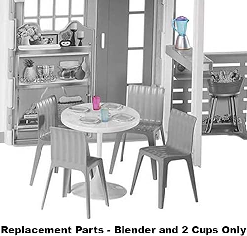 Miniatura 2 de Piezas de repuesto para Barbie Malibu House Playset - FXG57  Batidora de repuesto y 2 tazas