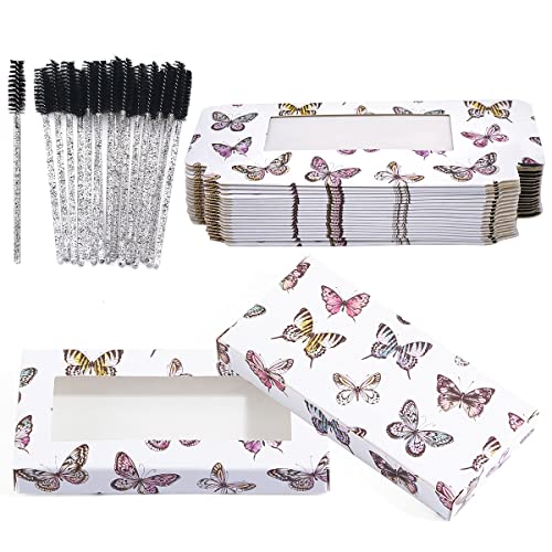 SiSiMu Glitter Butterfly Eyelash Packaging Boxes #TOP1