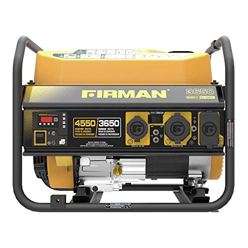Firman P03606 4550/3650 Watt 120/240V Recoil Start Gas Portable Generator,Yellow