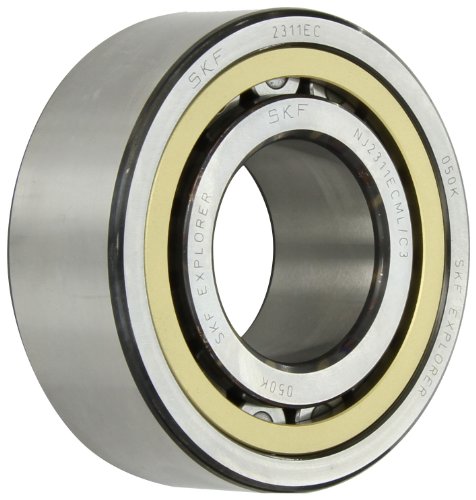 SKF Cylindrical Radial Roller Bearing, 55 ID, Bearing steel