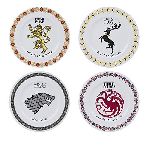 ABYSTYLE - Game of Thrones - Set mit 4 Tellern - Familienembleme
