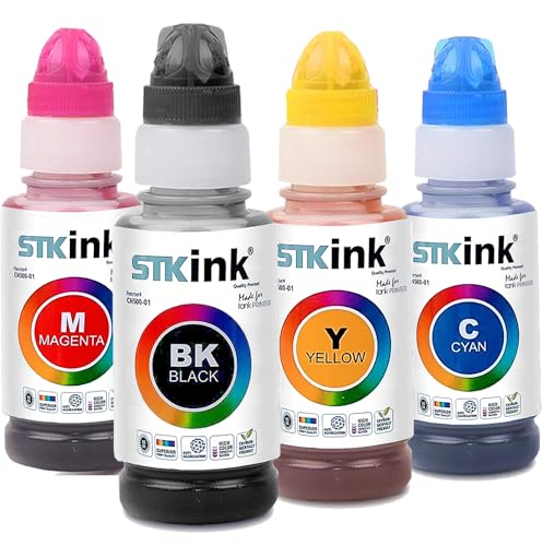 4x Tinta Stkink Para Impressora Gi190 G1100 G1110 G2100 G2110 G3010 190