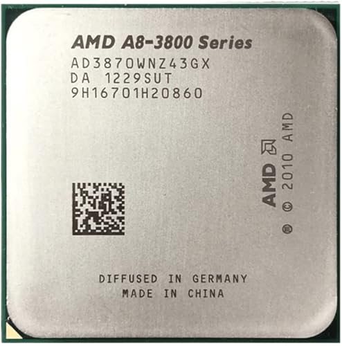 AMD A8-Series A8-3870K CPU utiliza 4-Core 4-Thread Desktop Processor 3.0 GHz 4M 100W Socket FM1