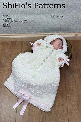 crochet baby sleeping bag