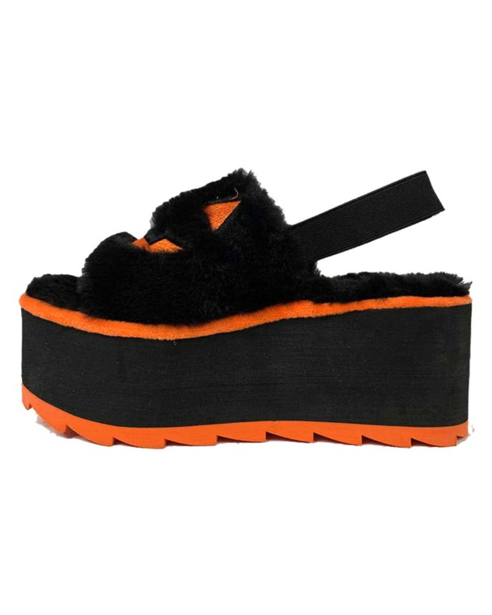 Horror-Shop Sandalias De Plataforma Lilly Jack O'Lantern 39