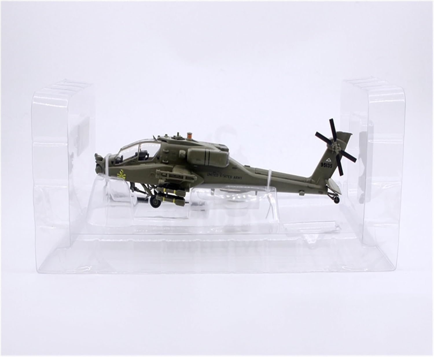 Die Cast Plane 1 72 for AH-64D Armed Helicopter Simulation Aircraft Model Simulation Abs Metal Die Cast Finished Finished Metal Airplane