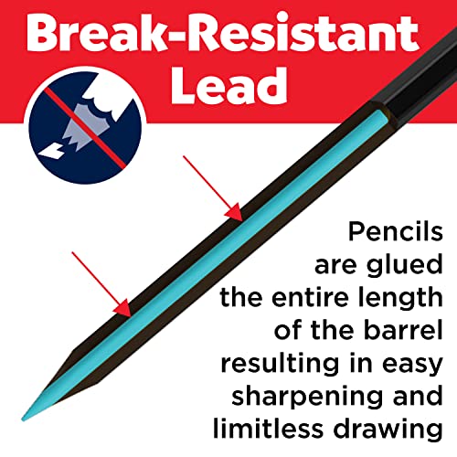 Faber-Castell Black Edition Colored Pencils - 36 Count, Black Wood And Super Soft Core Lead, Coloring Pencils For Kids, Teens, Adult Coloring Books, Art Colored Pencils #TOP4