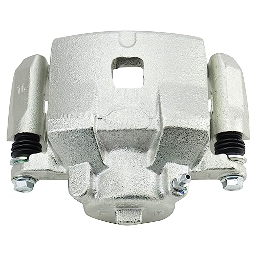 Image of TRQ Front Right Brake Caliper w /Bracket Passenger Side | For 2005-2008 Chevrolet Cobalt 2008-2010 HHR 2007-2009 Pontiac G5 2005 Saturn Ion