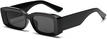 Narrow Rectangle Sunglasses for Women and Men Midnight Bloom